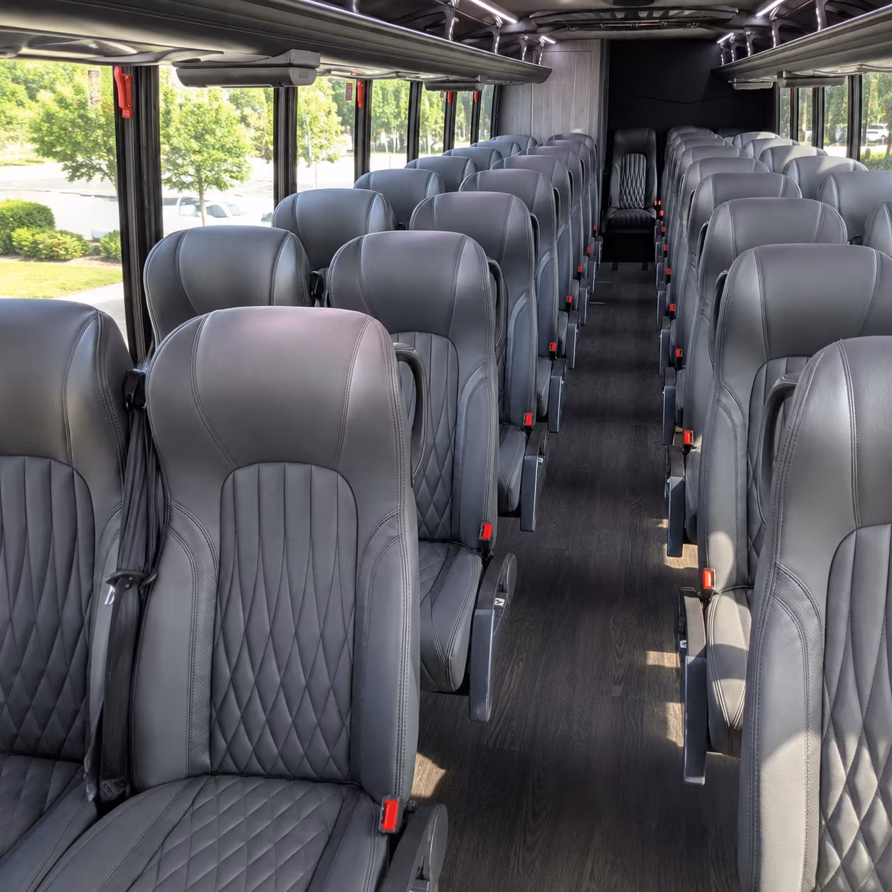 25 passenger minibus interior
