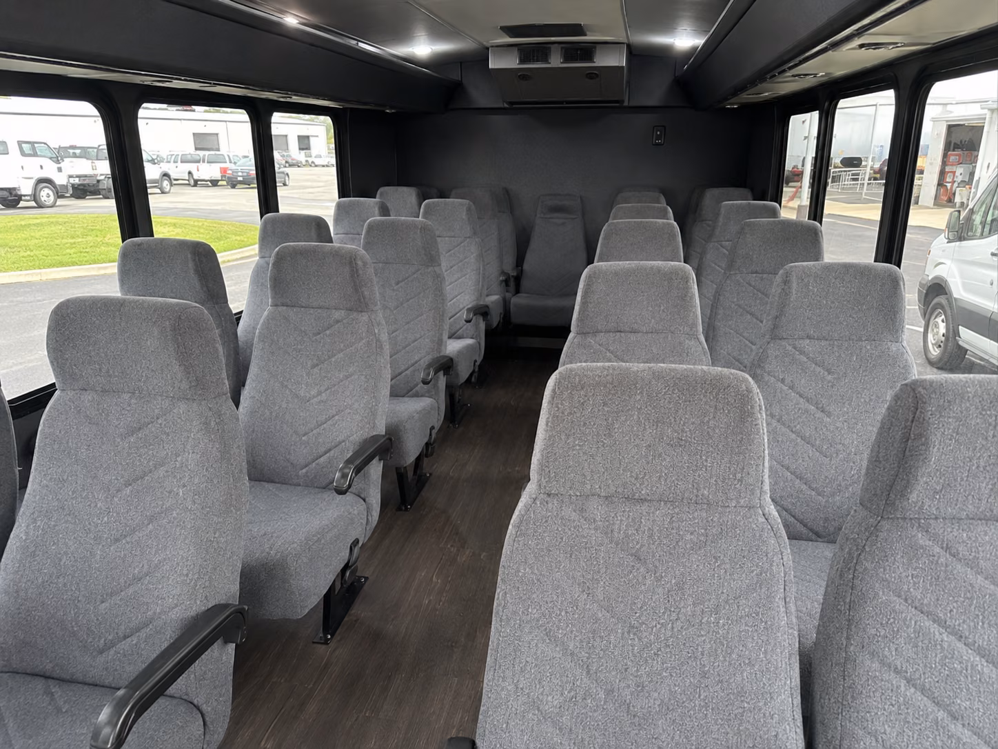 boise 15 passenger minibus inside
