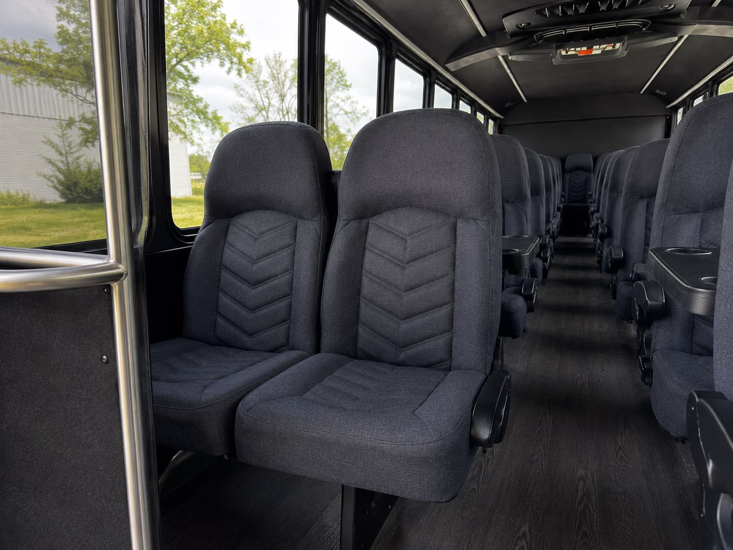 boise 18 passenger minibus inside