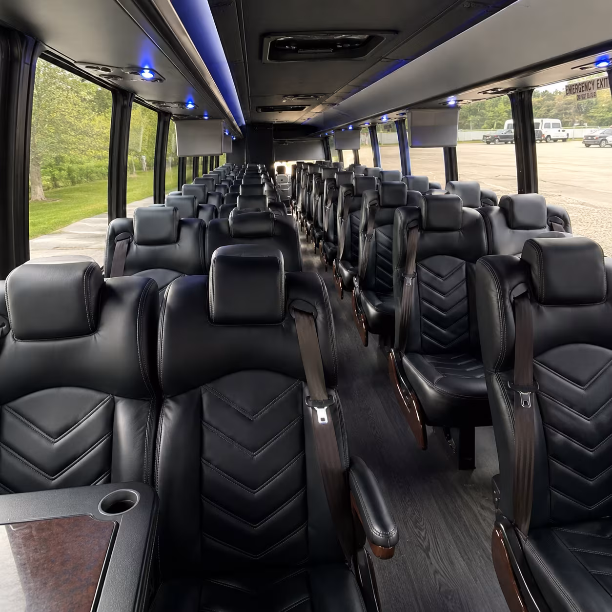 boise 25 passenger minibus inside