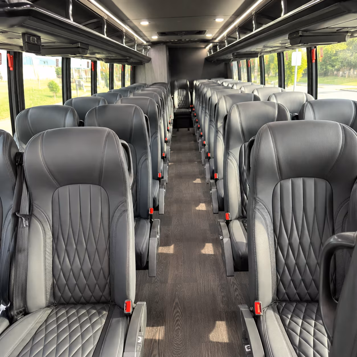 boise 28 passenger minibus inside