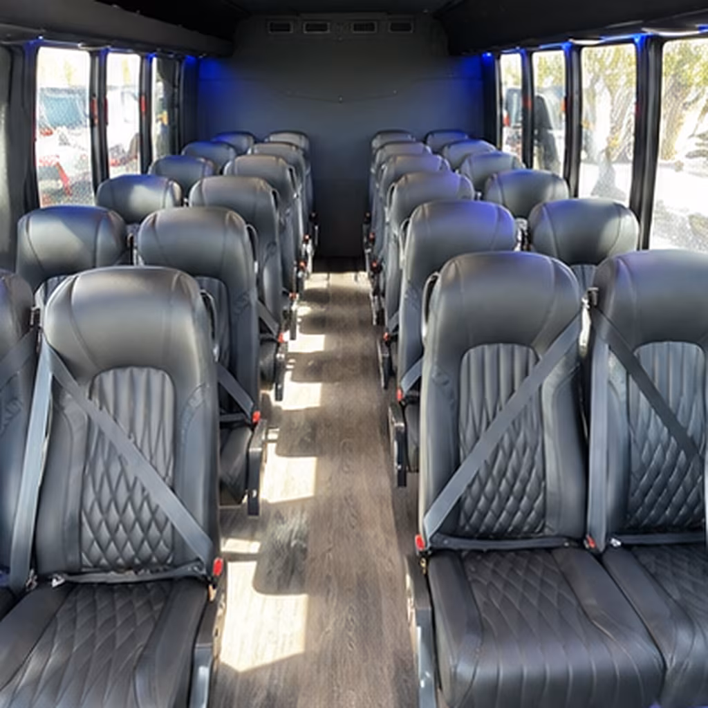 boise 30 passenger minibus interior