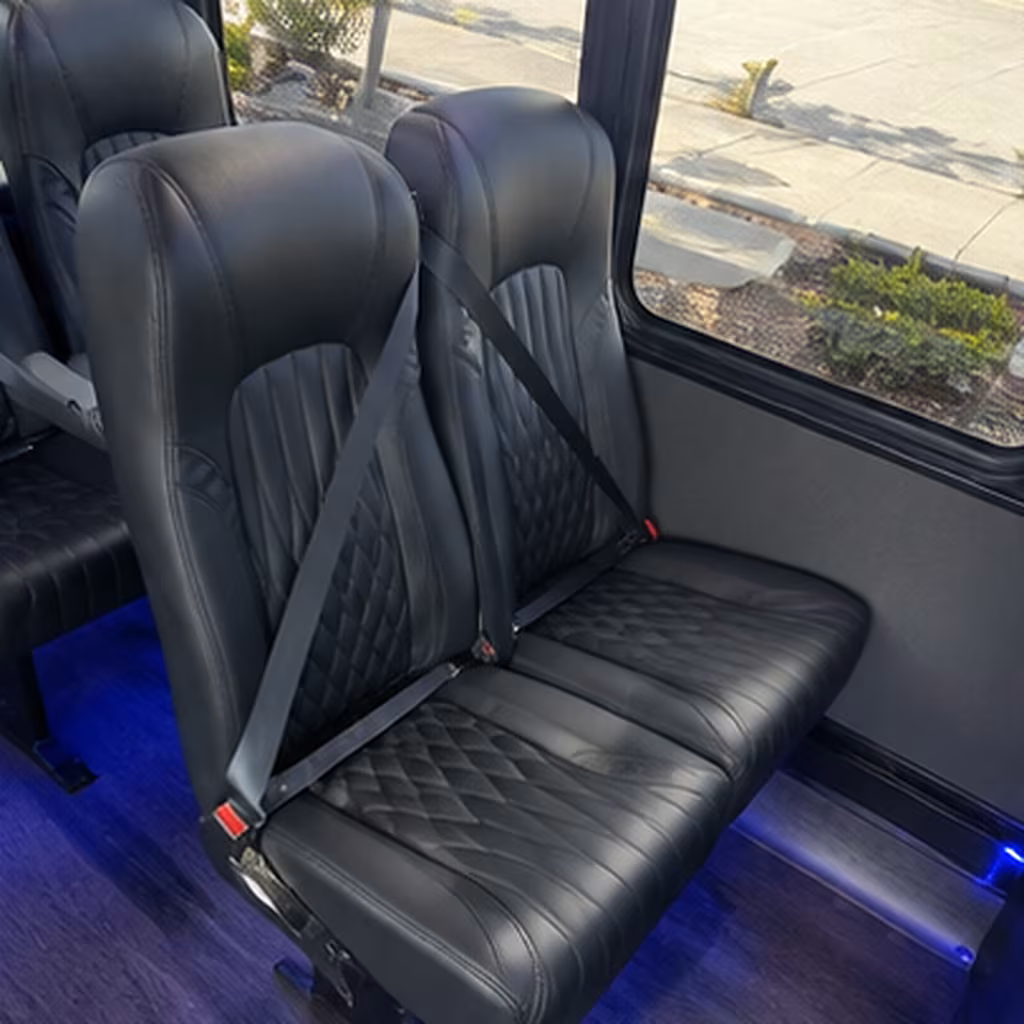 boise 35 passenger minibus interior