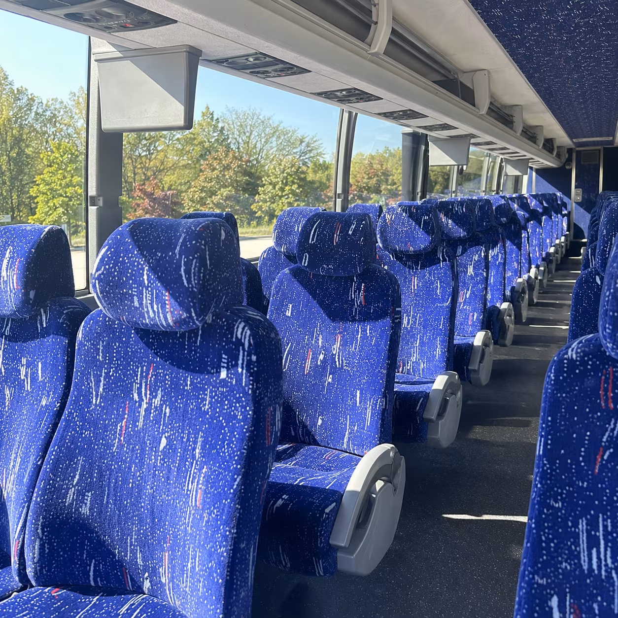 boise charter bus inside