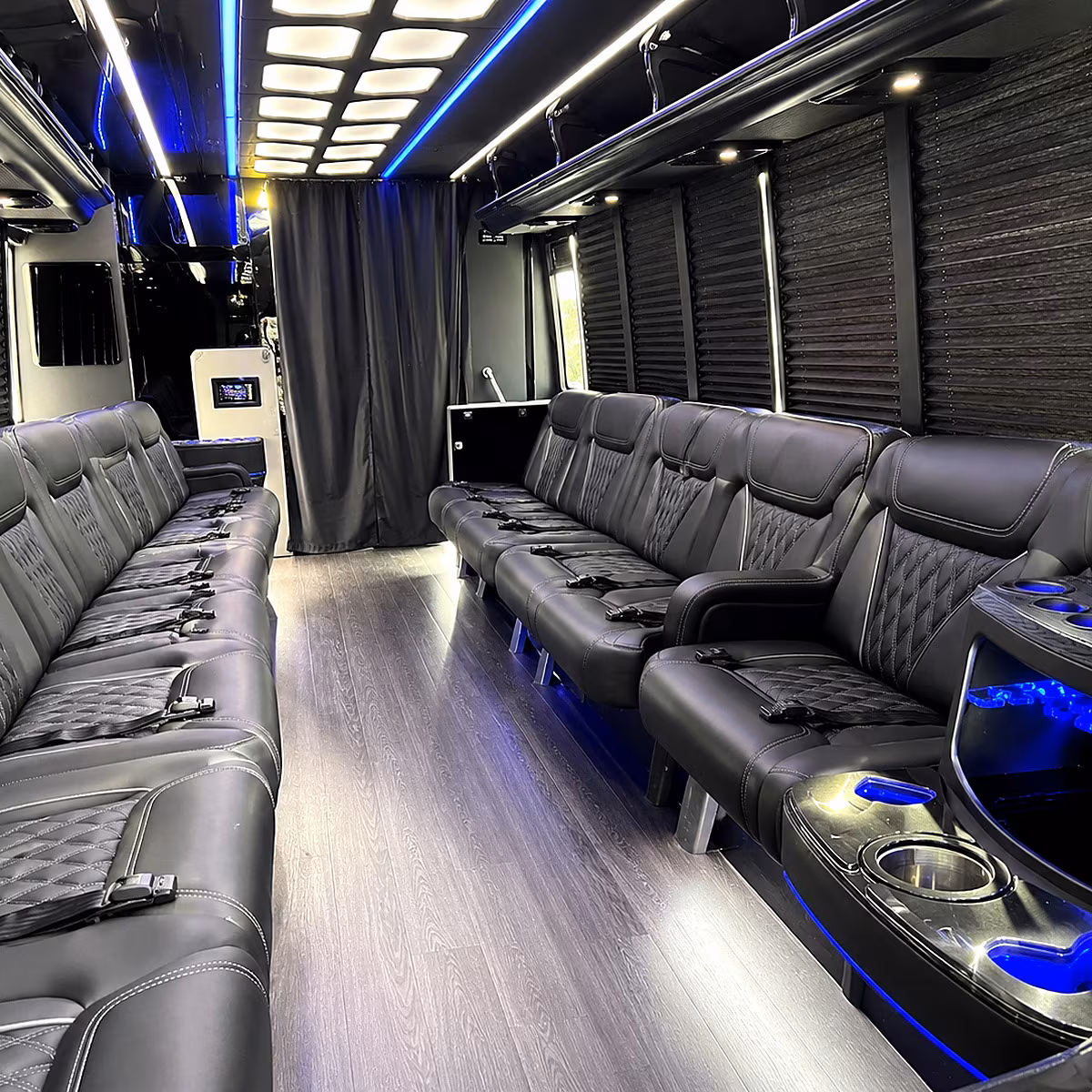 boise party bus rental interior