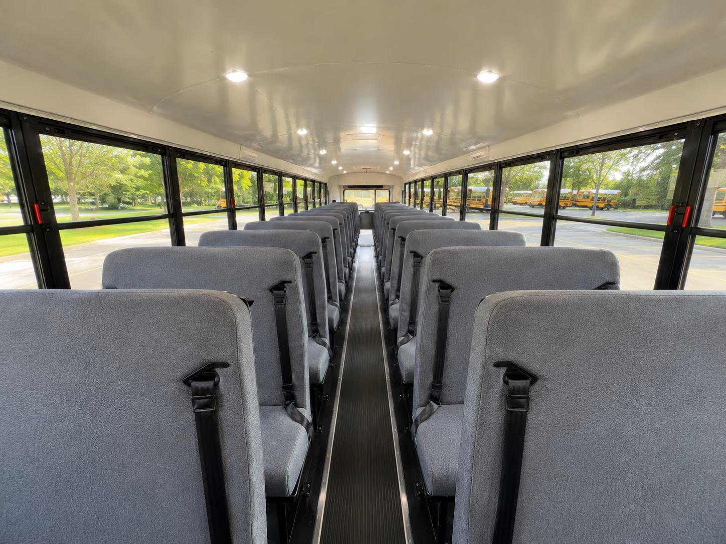 boise school bus inside